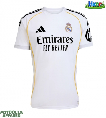 Real Madrid Hemmatröja 2025-26 Kortärmad